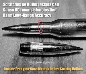 Bullet Jacket Scratches Can Affect BC and Long Range Accuracy