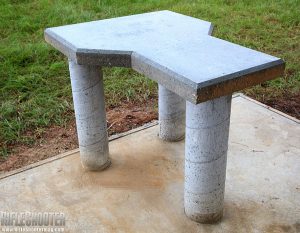 How to Build Your Own Concrete Shooting Bench — Plans + Pix