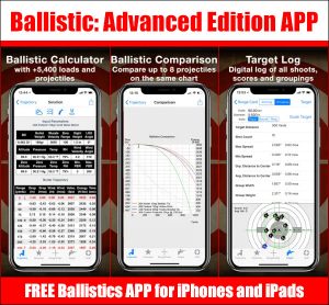 Great Ballistics App for iPhones and iPads — FREE to Download