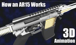 3D Cutaway Animations Show How AR-Platform Rifles Work