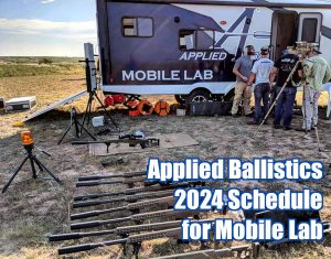 Applied Ballistics Offers Personal Drag Models with Mobile Lab