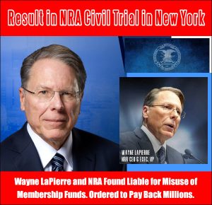 New York Jury Finds Wayne LaPierre Liable for Misuse of Funds
