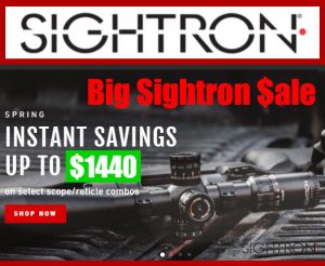 Major Sightron Sale At Creedmoor Sports — Huge Savings
