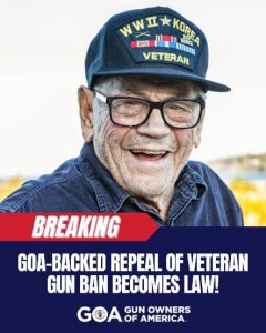 Massive Gun Control Repealed