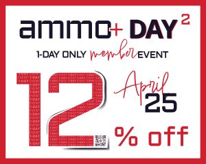 Big Ammo Sale on April 25 — 12% Off for Ammo+ Members