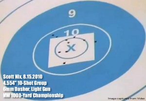 TEN Shots (100-6X) in 4.554″ at 1000 — Watch This on Video!