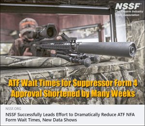 ATF Wait Times for NFA Form Processing Significantly Reduced