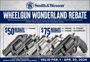 Last Day Today for Smith & Wesson Wheelgun Rebate